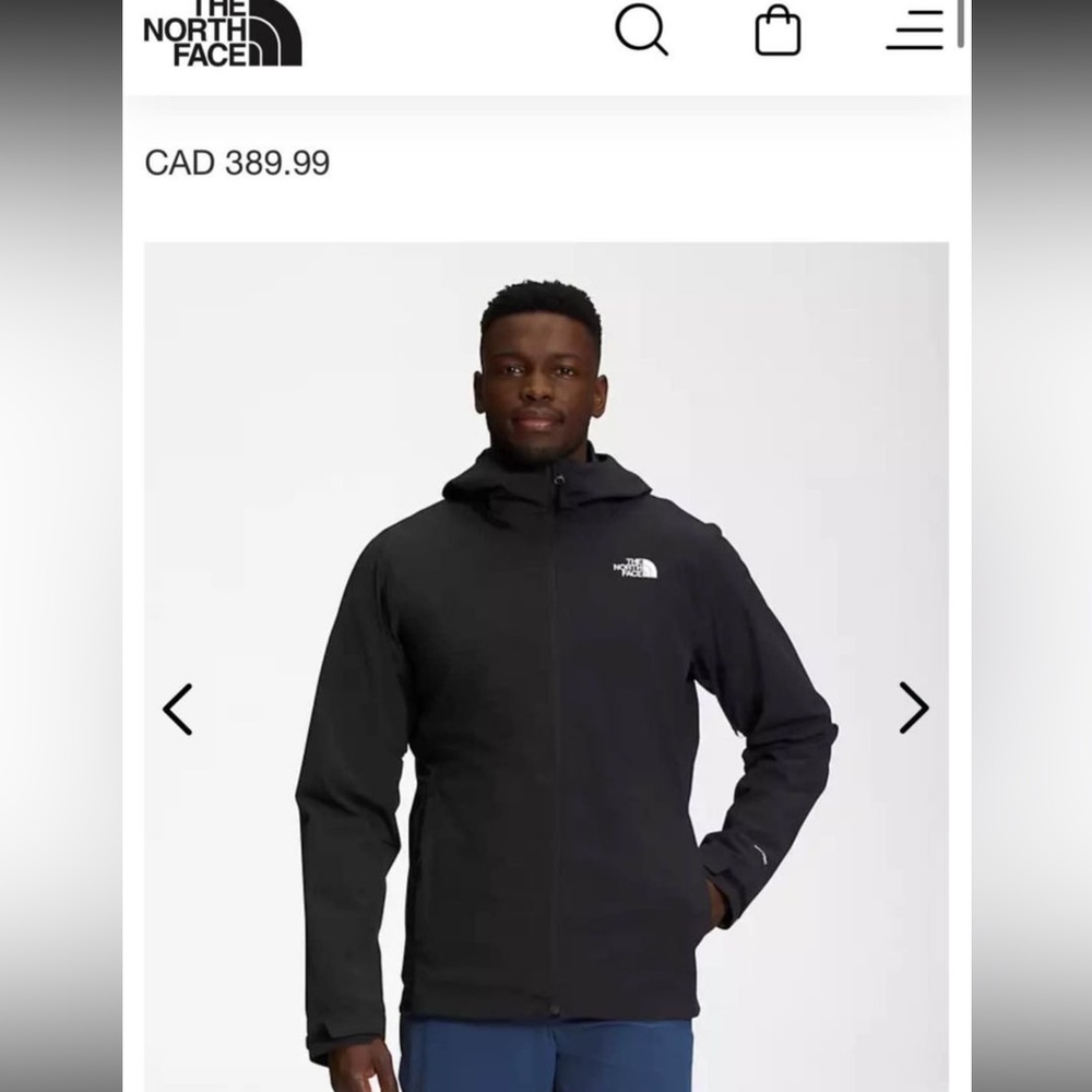 Men’s Jacket 2 in 1 (Northface) size medium